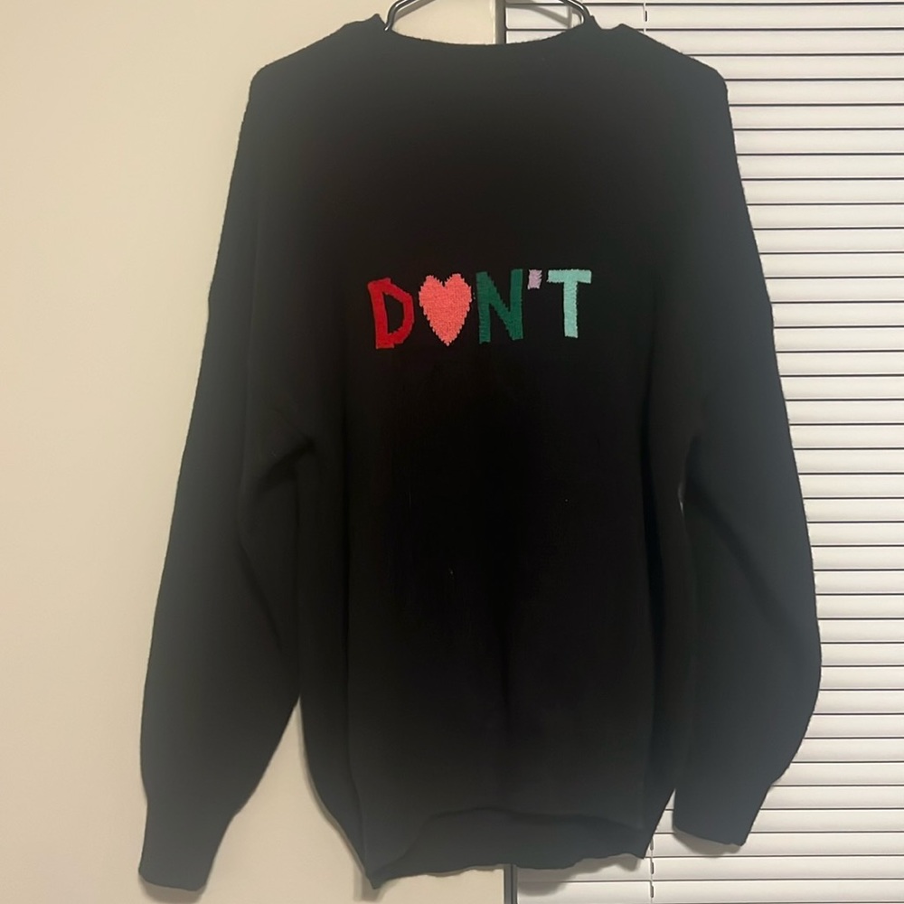 Graphic Sweater Top